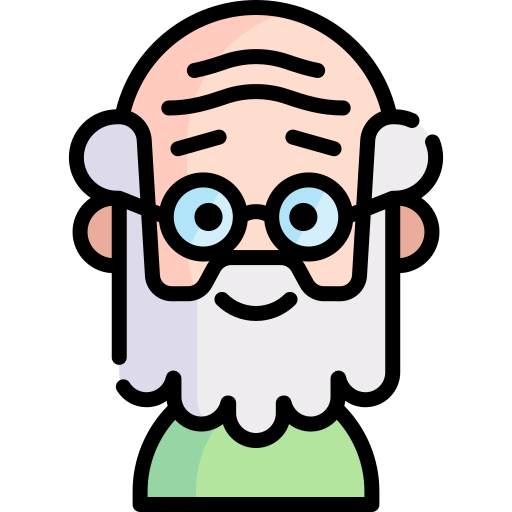 Old man Special Lineal color icon