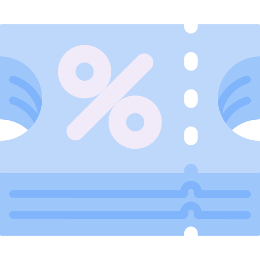 cupón de descuento icono gratis