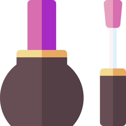 Nail polish Basic Rounded Flat icon