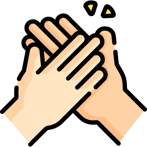 Clapping Special Lineal color icon