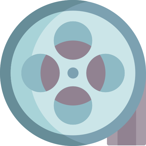 rollo de película icono gratis