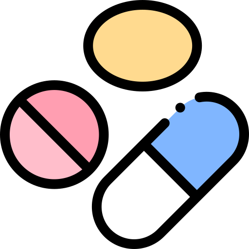 Medicine Detailed Rounded Lineal color icon