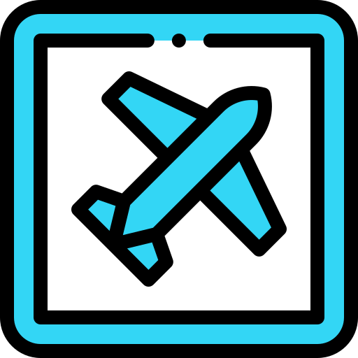 avión icono gratis