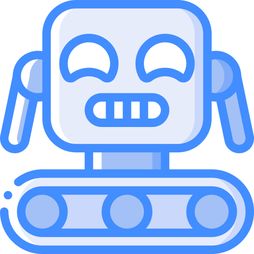 Robot Basic Miscellany Blue icon