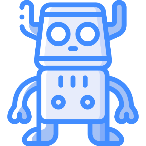 Robot Basic Miscellany Blue icon