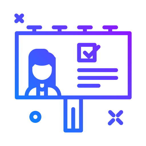 cartelera icono gratis