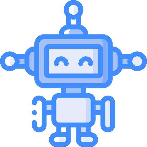 Robot Basic Miscellany Blue icon