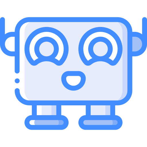 Robot Basic Miscellany Blue icon