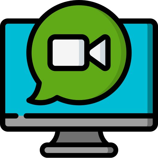 chat de video icono gratis