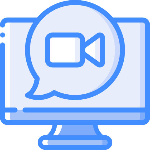 chat de video icono gratis