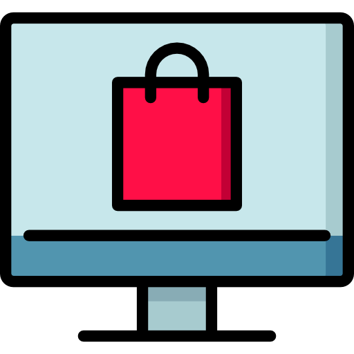 Online shop free icon