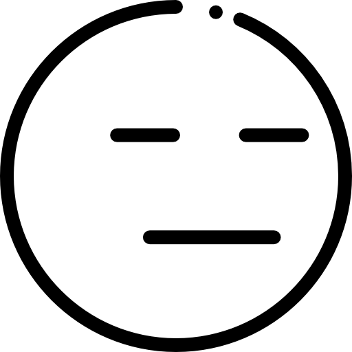 Expressionless Special Lineal icon