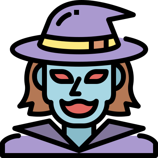 Witch Generic Outline Color icon