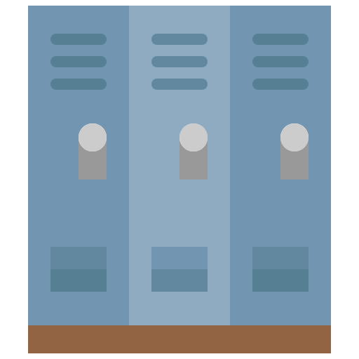 armario de la escuela icono gratis