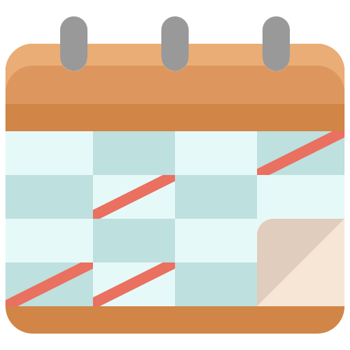 Desk Calendar Generic Flat Icon