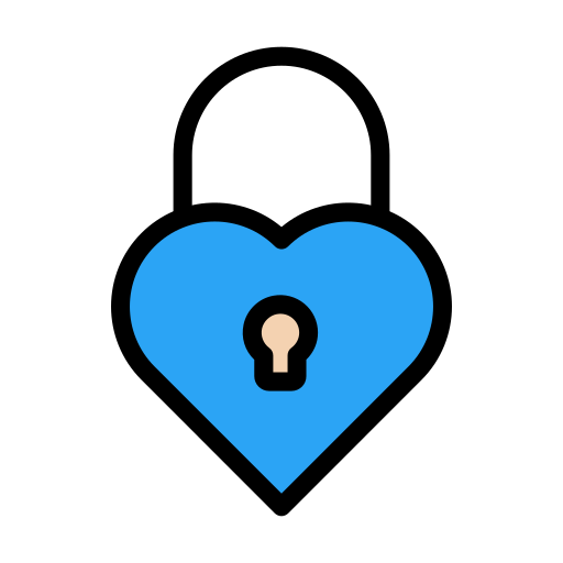 Padlock Generic Outline Color icon