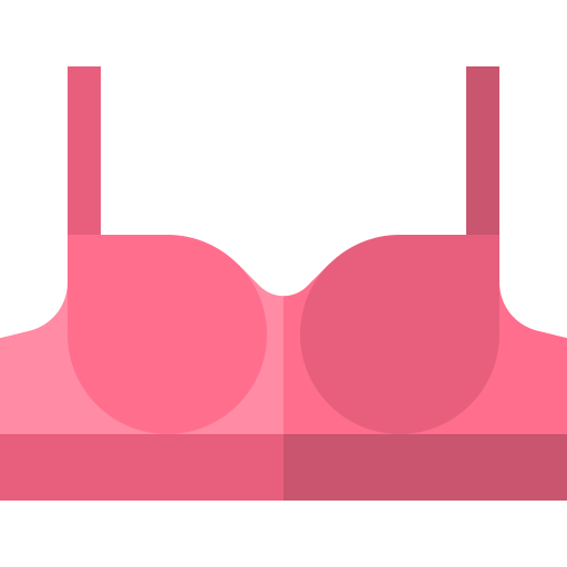 Bra Basic Straight Flat icon