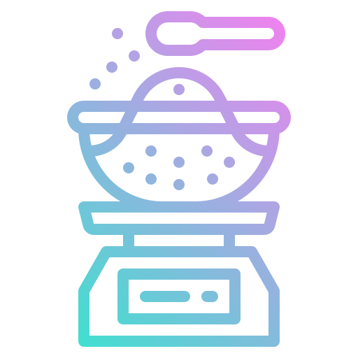 balanza de cocina icono gratis