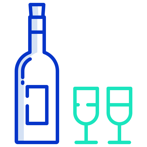 vino icono gratis