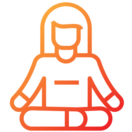 Meditation Generic Gradient icon