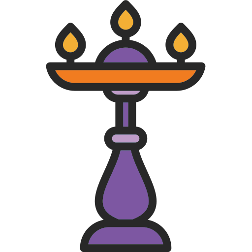 Oil lamp Generic Outline Color icon