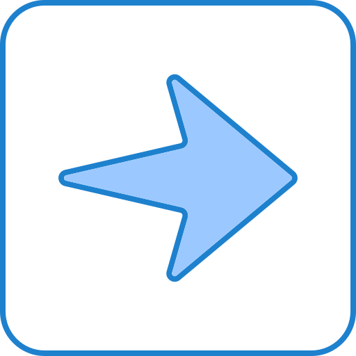 Right Generic Blue icon