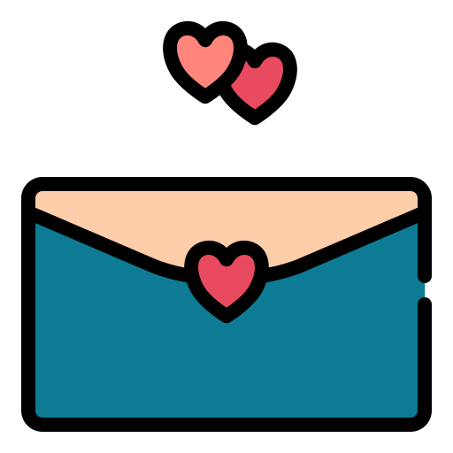 lettre d'amour Icône gratuit lettre d'amour Icône gratuit