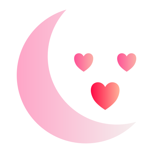 Moon - Free love and romance icons