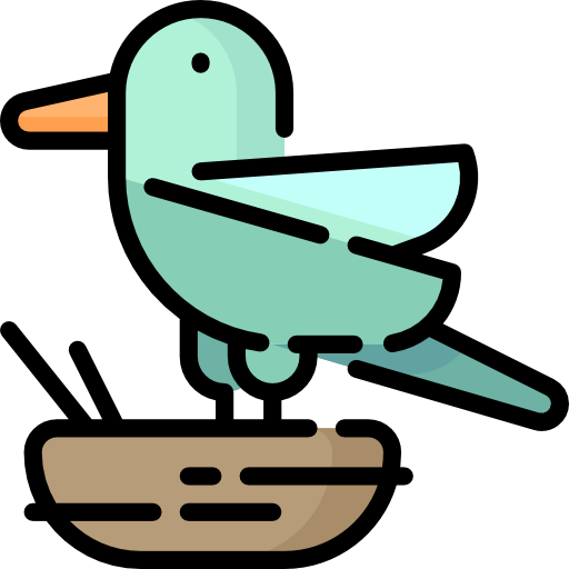 pájaro icono gratis