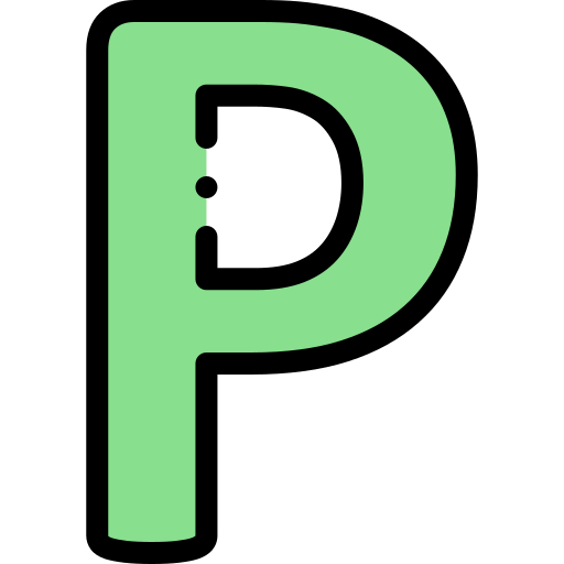 Letter p Special Lineal color icon