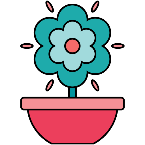 vaso de flores grátis ícone