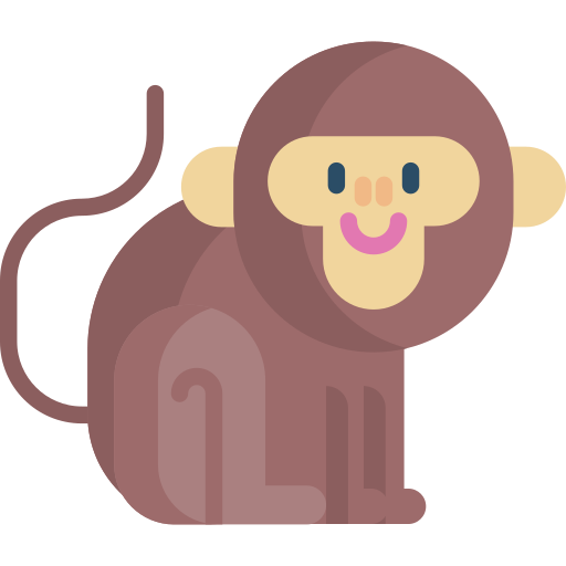 Monkey Special Flat Icon