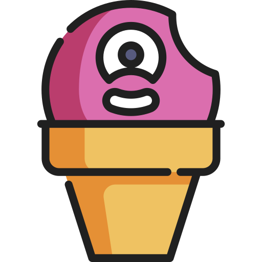 cucurucho de helado icono gratis