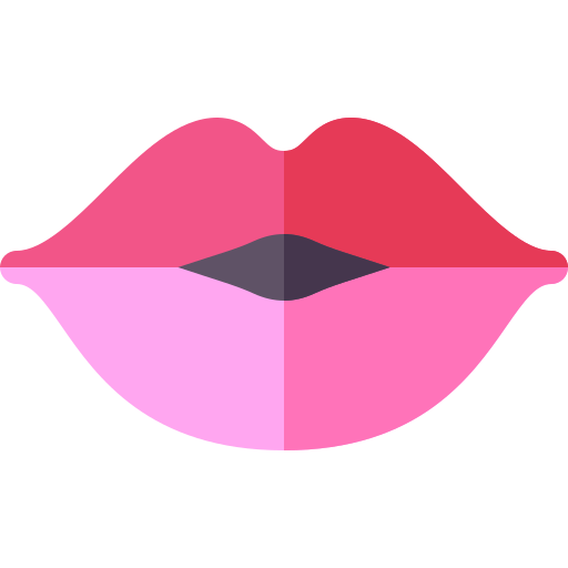 Lips Basic Rounded Flat icon