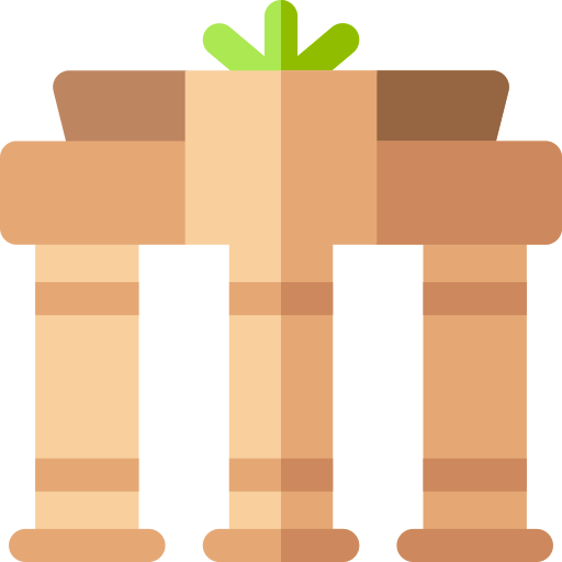 puerta de brandenburgo icono gratis