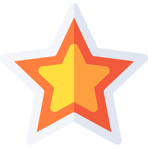 Star Basic Rounded Flat icon