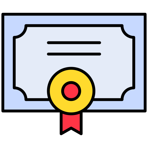 certificado icono gratis