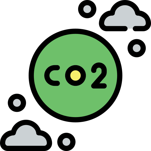 nube de co2 icono gratis