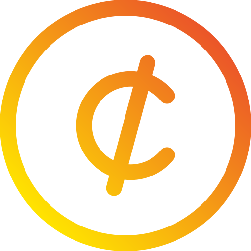 Cents - free icon