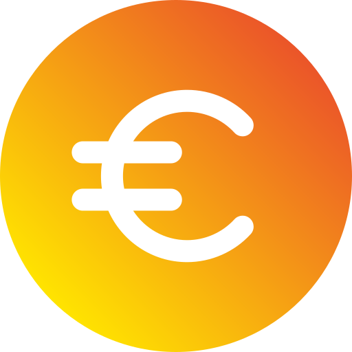 euro icono gratis