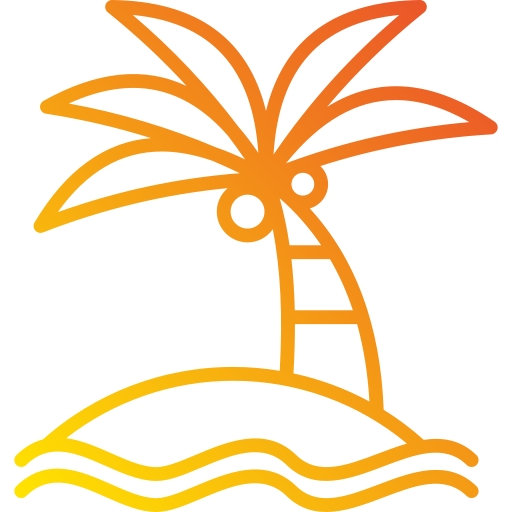 Coconut tree Generic Gradient icon