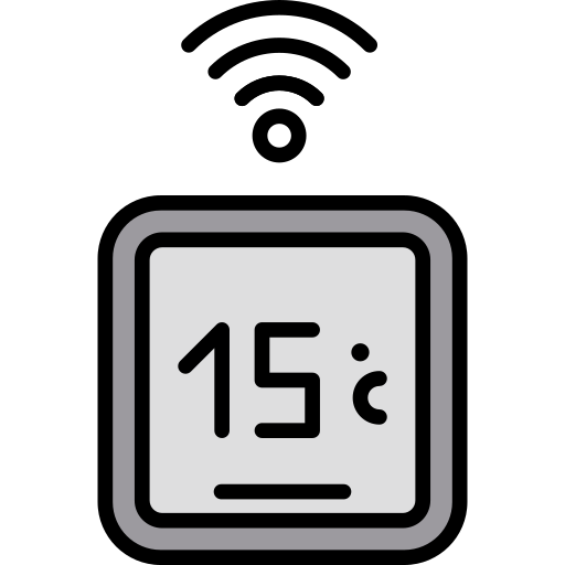 control de temperatura icono gratis