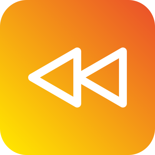 retroceso rápido icono gratis