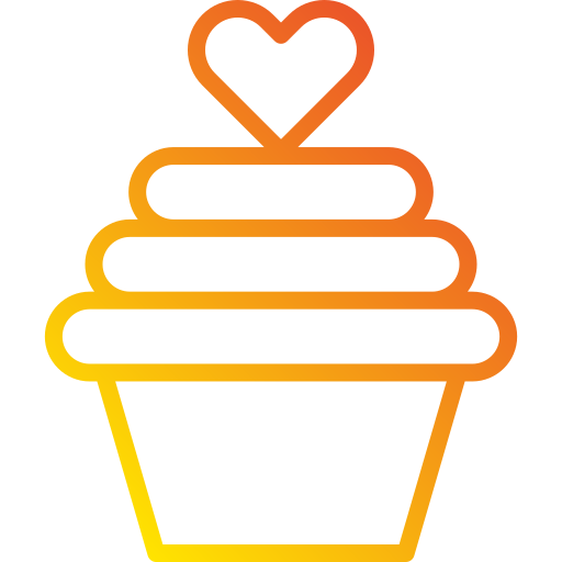 Cupcake Generic Gradient icon