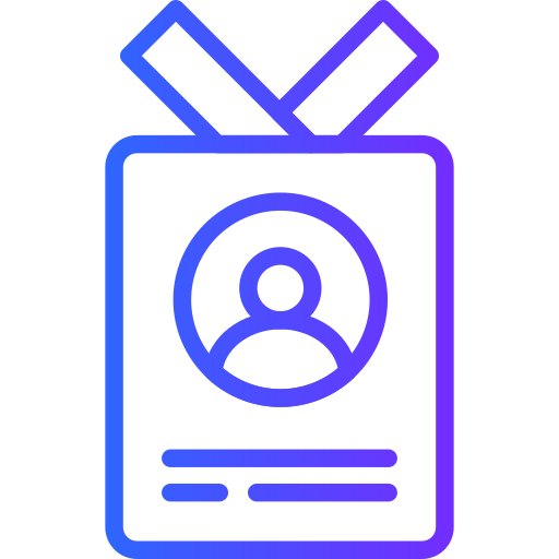 tarjeta de identificación icono gratis
