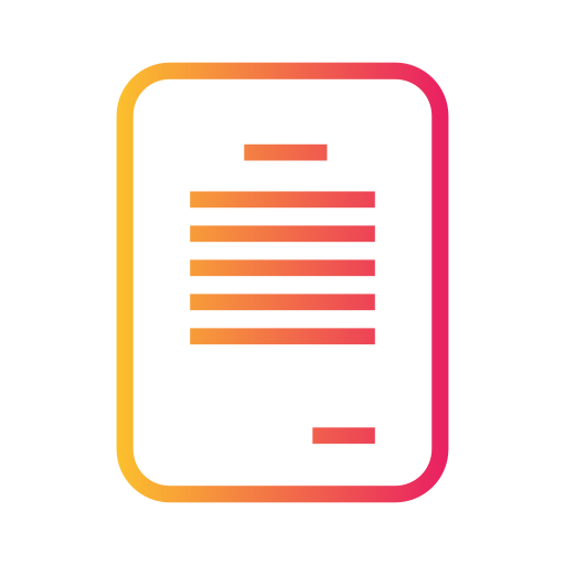 hoja en blanco icono gratis