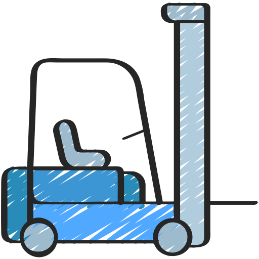 chariot élévateur Icône gratuit chariot élévateur Icône gratuit