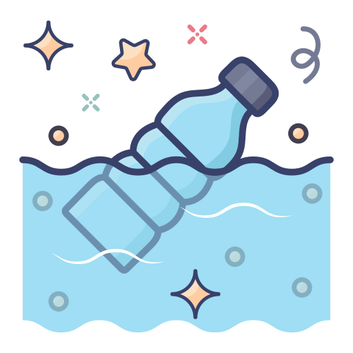 Water pollution Generic Outline Color icon