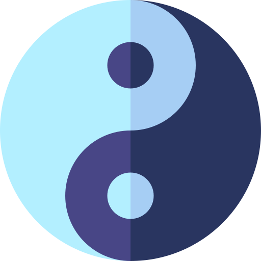 yin yang icono gratis