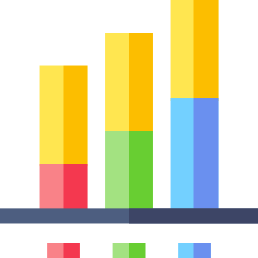 gráfico de barras icono gratis